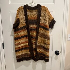 Cozy Multicolor Striped Cardigan